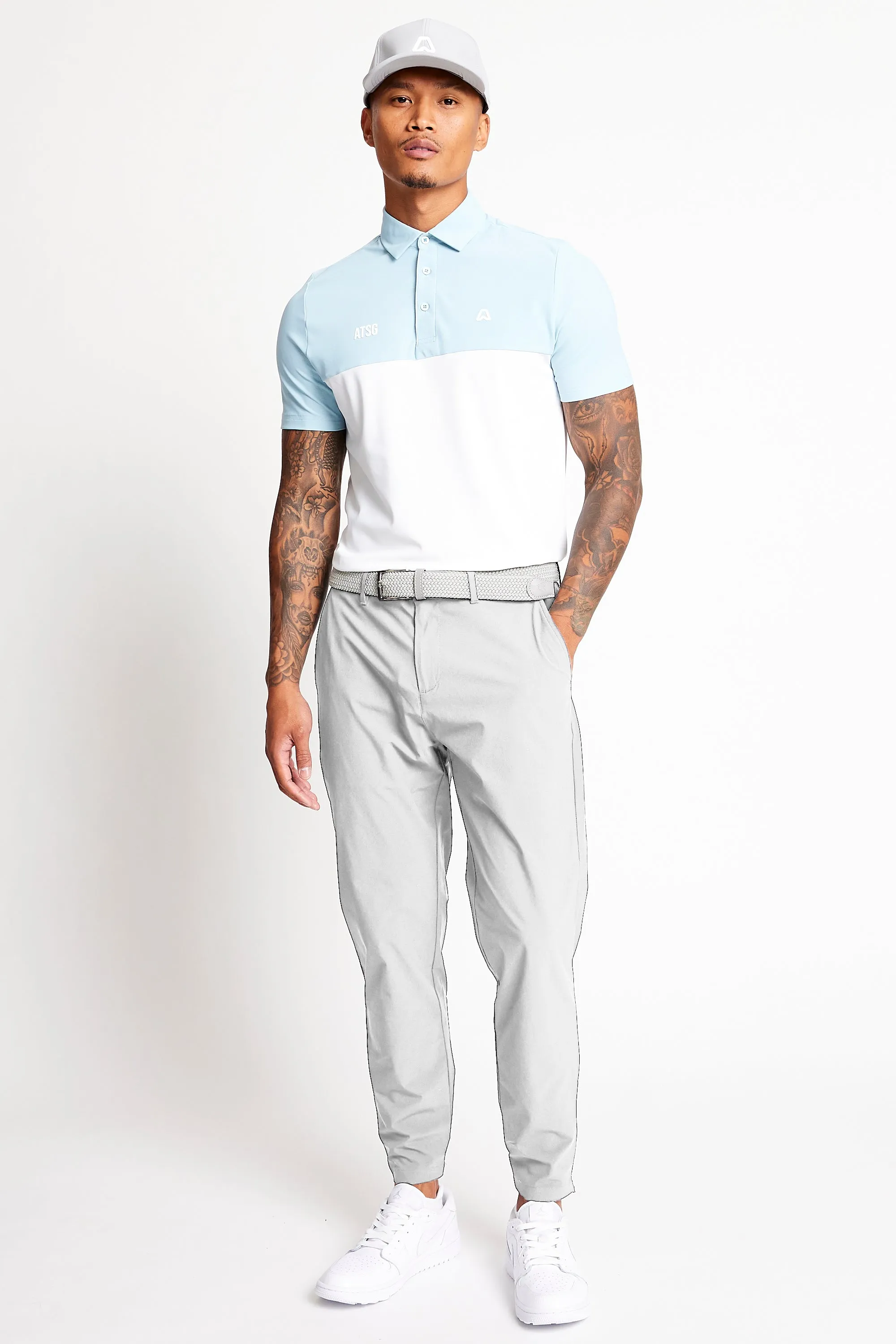 Cropped Dynamic Stretch Golf Trousers - Driver Grey