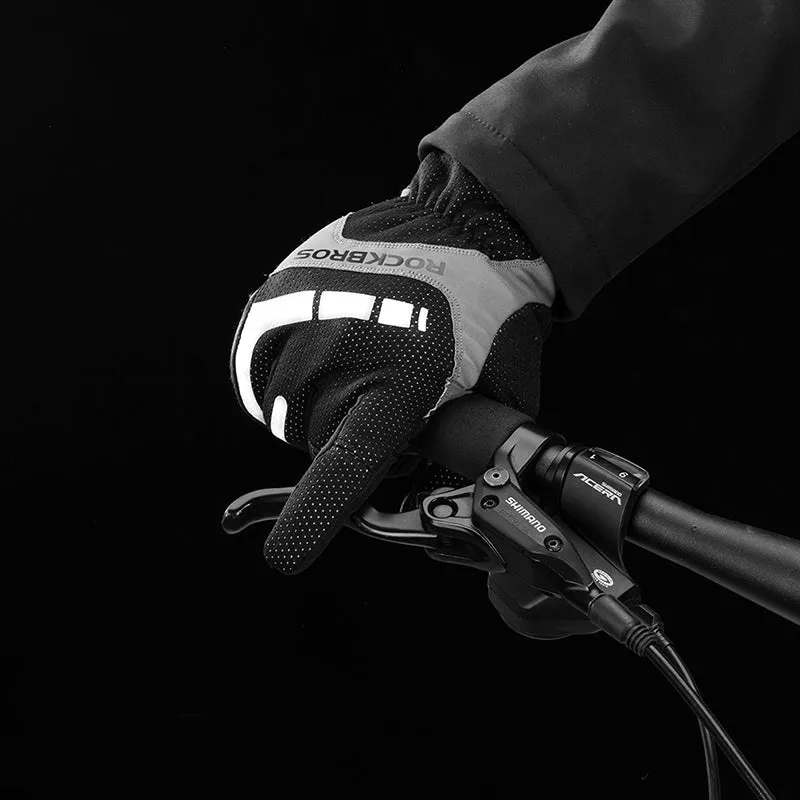 Cycling Full Finger Windproof Warm Gloves
