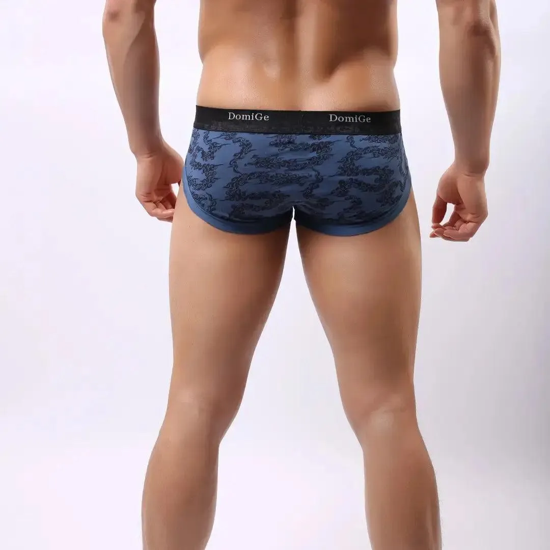 DomiGe Men's Bamber Trunks Briefs Moisture Management Underwear