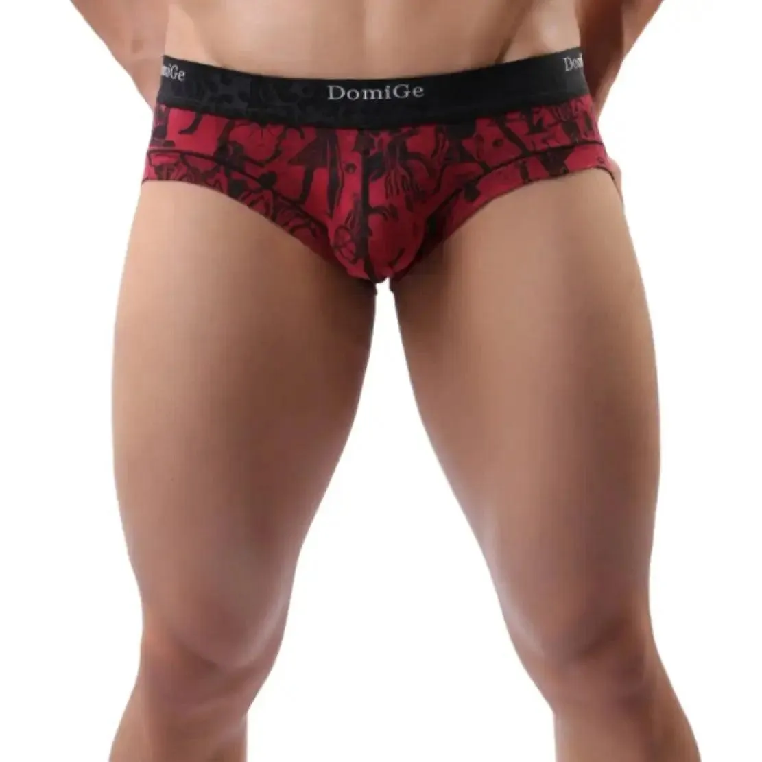 DomiGe Men's Bamber Trunks Briefs Moisture Management Underwear