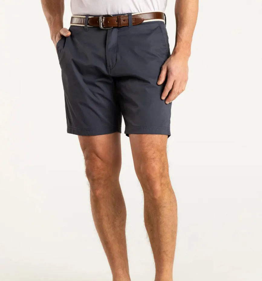 Duck Head Harbor Performance Short Naval Grey 8 inch