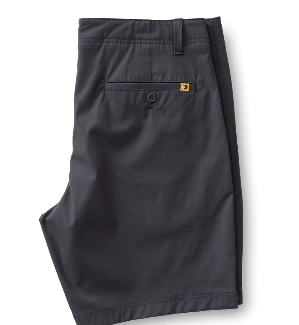 Duck Head Harbor Performance Short Naval Grey 8 inch