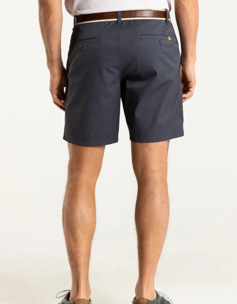 Duck Head Harbor Performance Short Naval Grey 8 inch