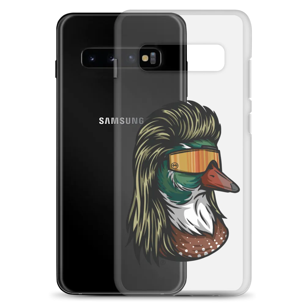 Duck Mullet Samsung Case - Clear