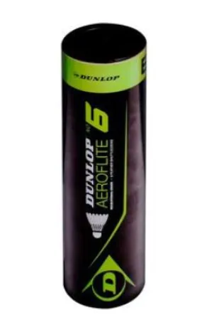 Dunlop Aeroflite No.6 Shuttlecocks 6 Pack