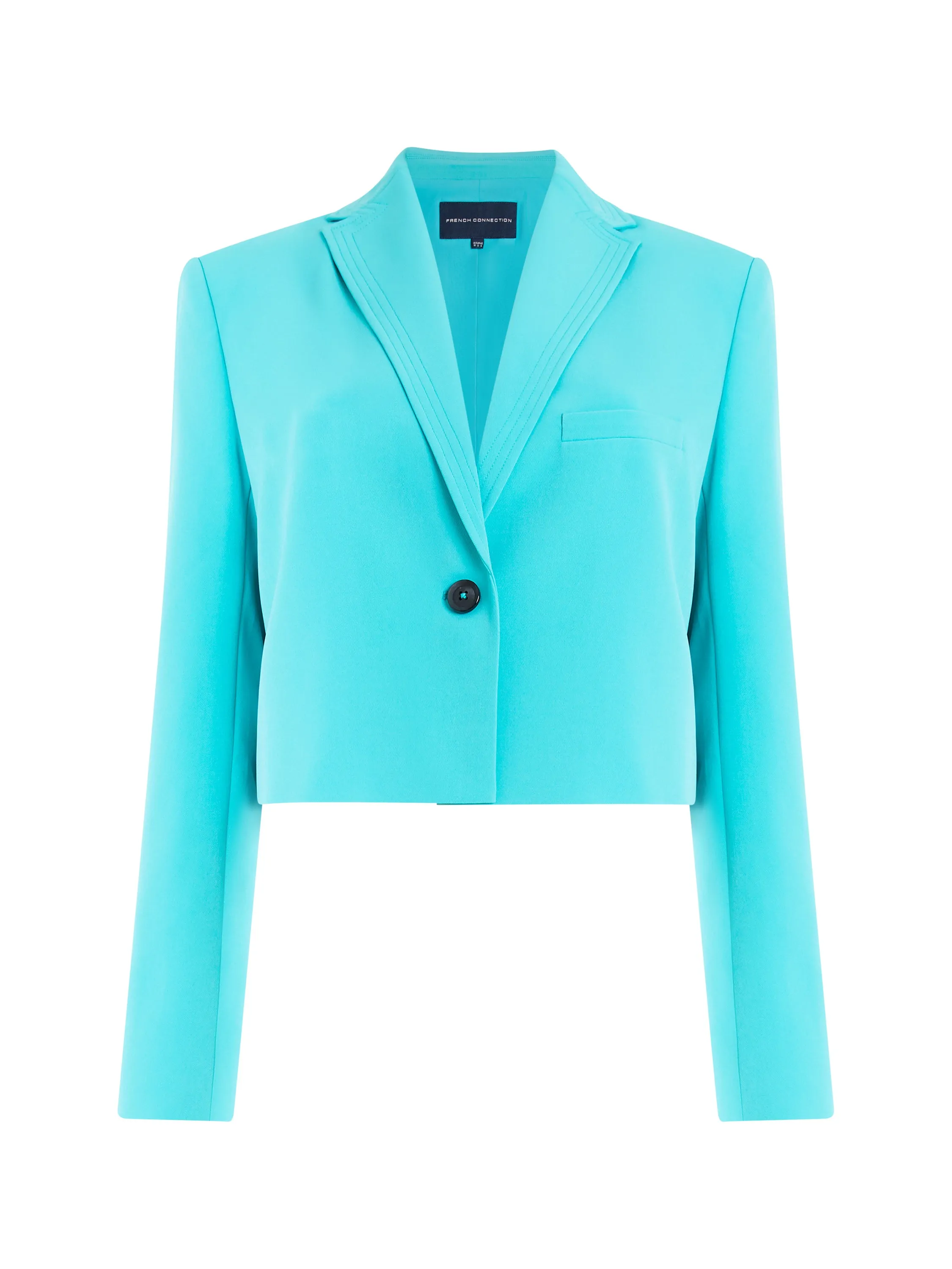 Echo Crepe Cropped Blazer