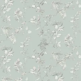 Elderwood Duck Egg Wallpaper