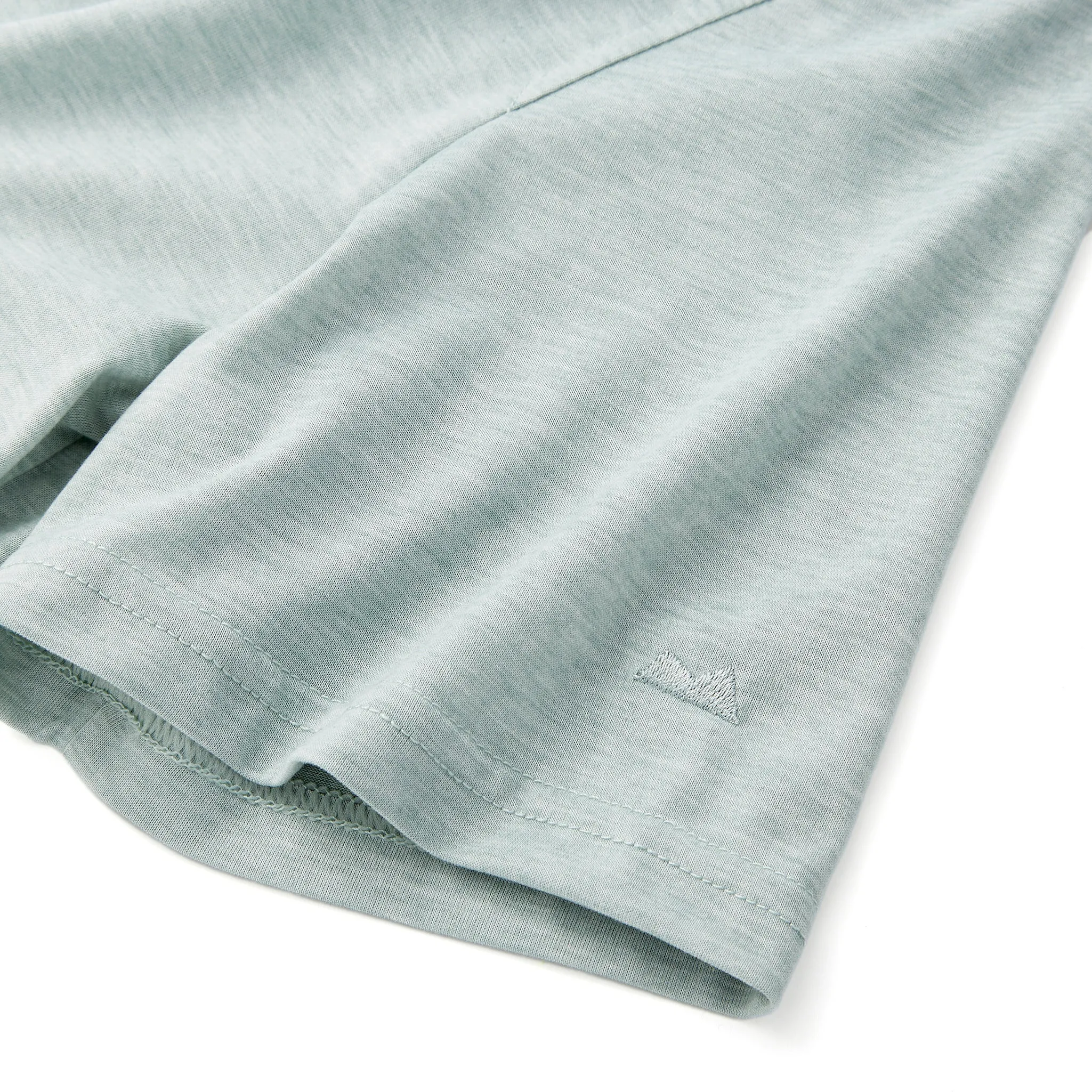Everyday Tee in Heather Gray Green