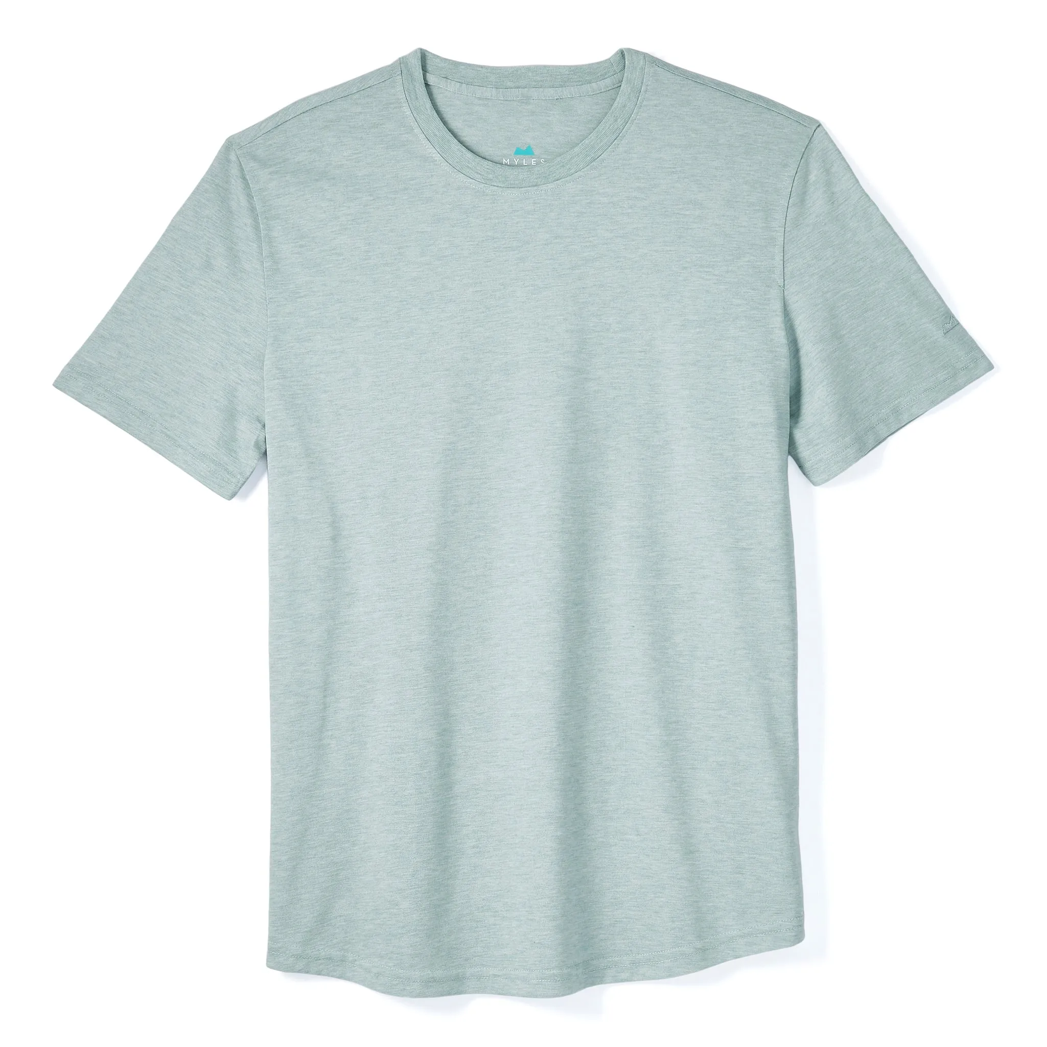 Everyday Tee in Heather Gray Green