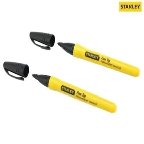 Fine Tip Black Permanent Marker (Pack of 2)