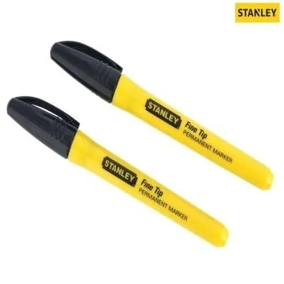 Fine Tip Black Permanent Marker (Pack of 2)