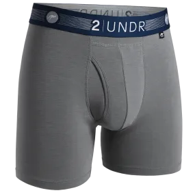 Flow Shift 6" Boxer Brief – Grey