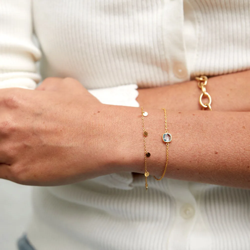 Frascati Gold Vermeil Multi Disc Bracelet