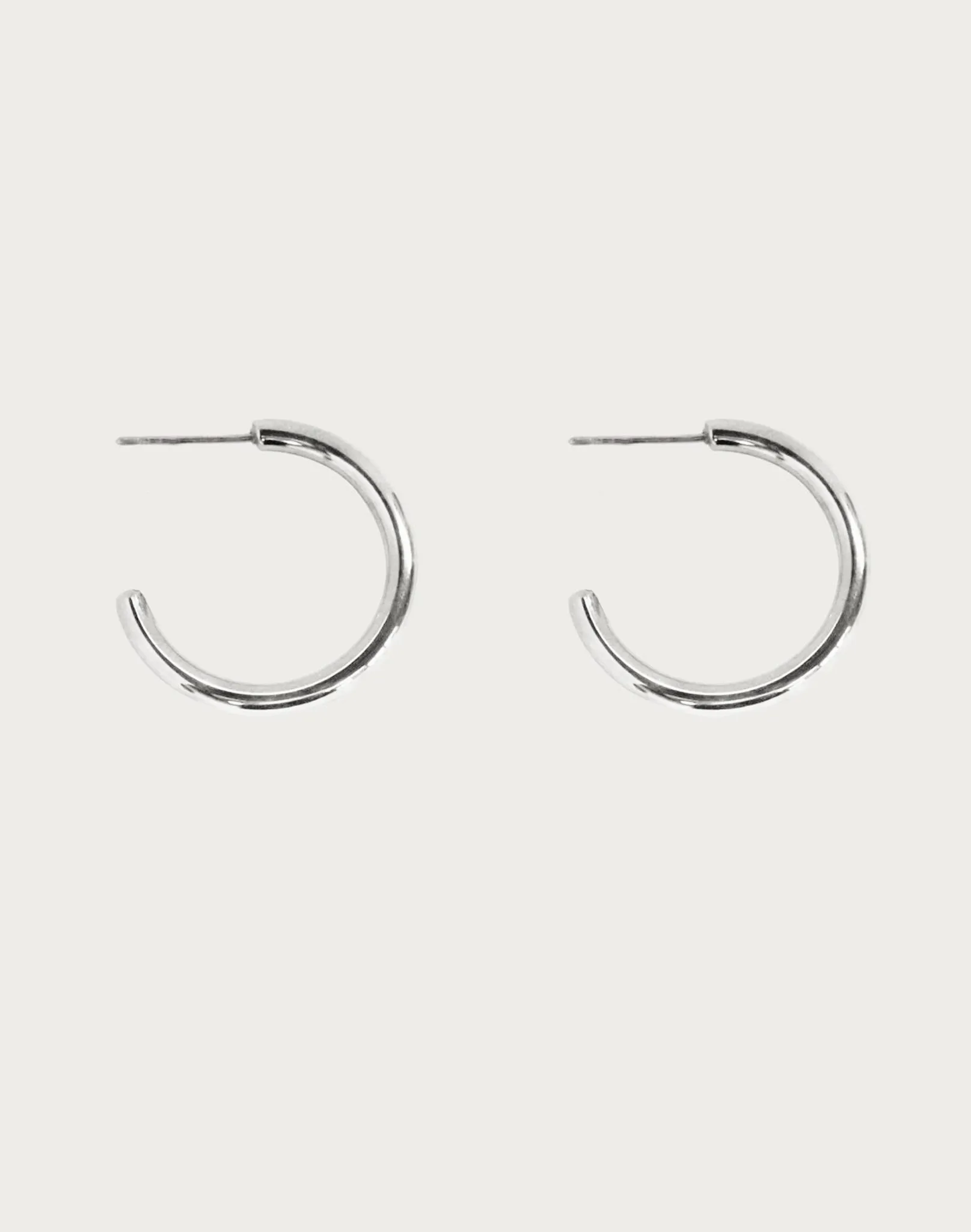 Gold 30mm Endless Hoop Earrings