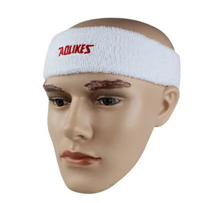 HANDISE High Quality cotton sweat headband for men Sweatband women Yoga Hair Bands Head Sweat Bands Sports Safety