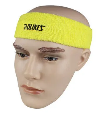 HANDISE High Quality cotton sweat headband for men Sweatband women Yoga Hair Bands Head Sweat Bands Sports Safety