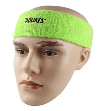 HANDISE High Quality cotton sweat headband for men Sweatband women Yoga Hair Bands Head Sweat Bands Sports Safety