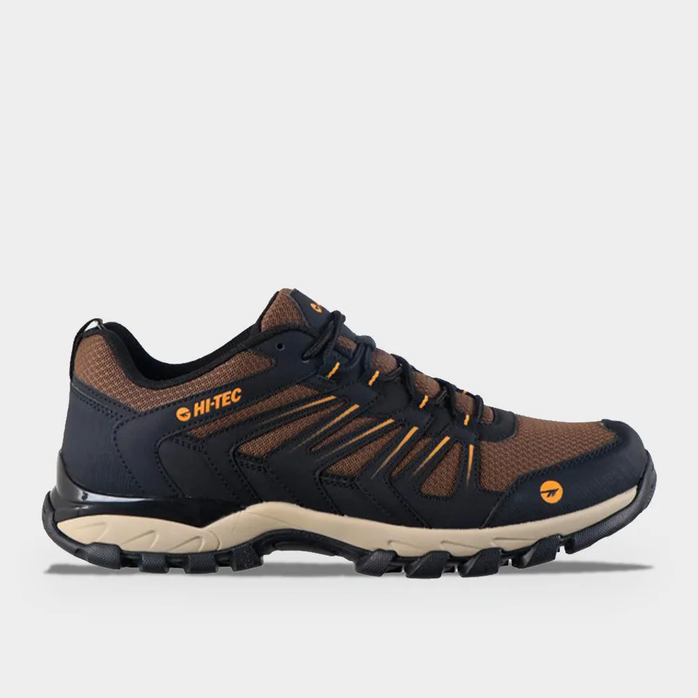 Hi-Tec Mens Grand Paradiso Low Outdoor Sneaker Brown/Black _ 174126 _ Brown