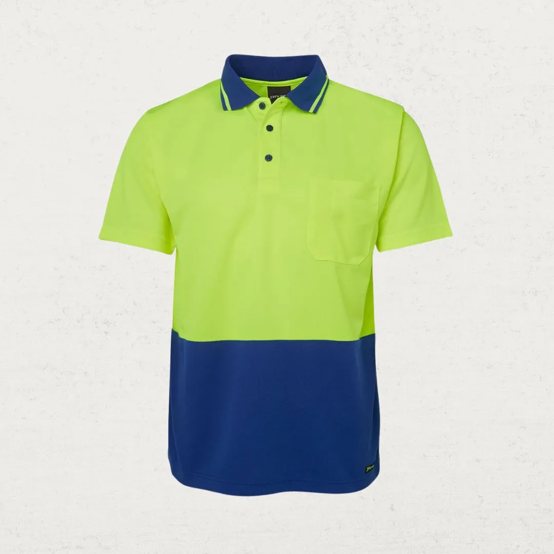 Hi Vis Non Cuff Traditional Polo