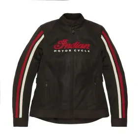 Indian Motorcycle Womens Milestone Mesh Jacket Black