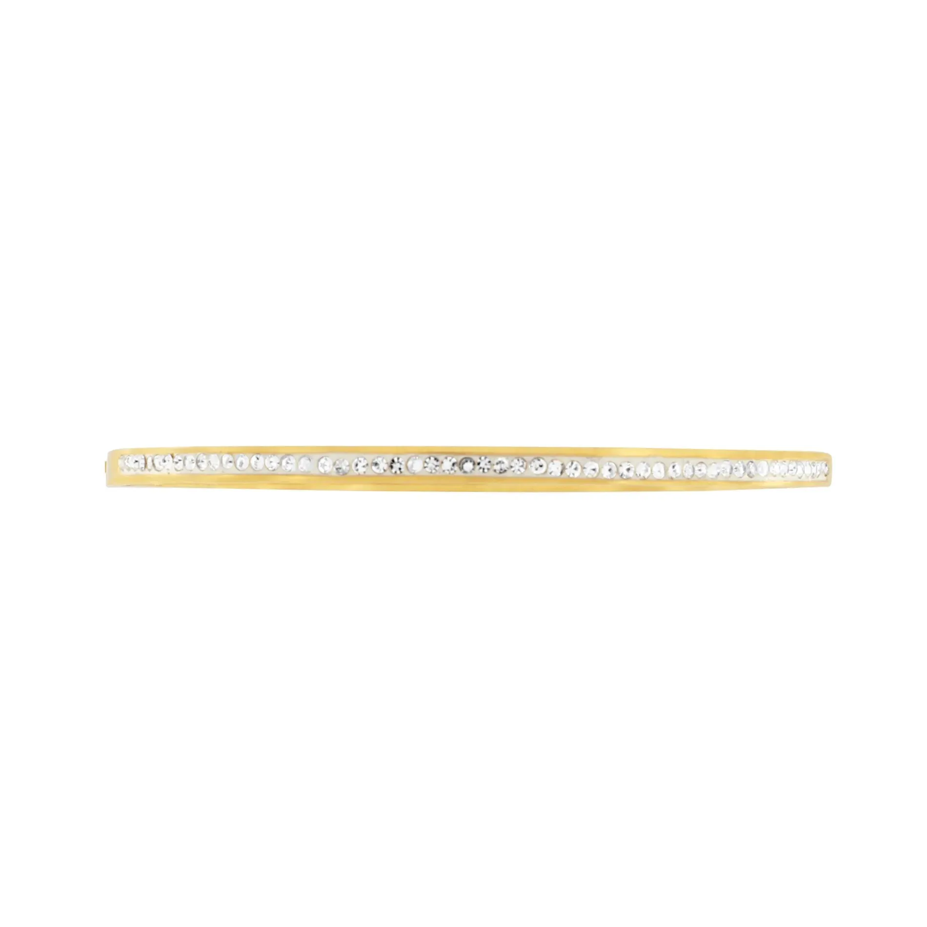 Joy Waterproof Slim CZ Bangle 18K Gold Plating