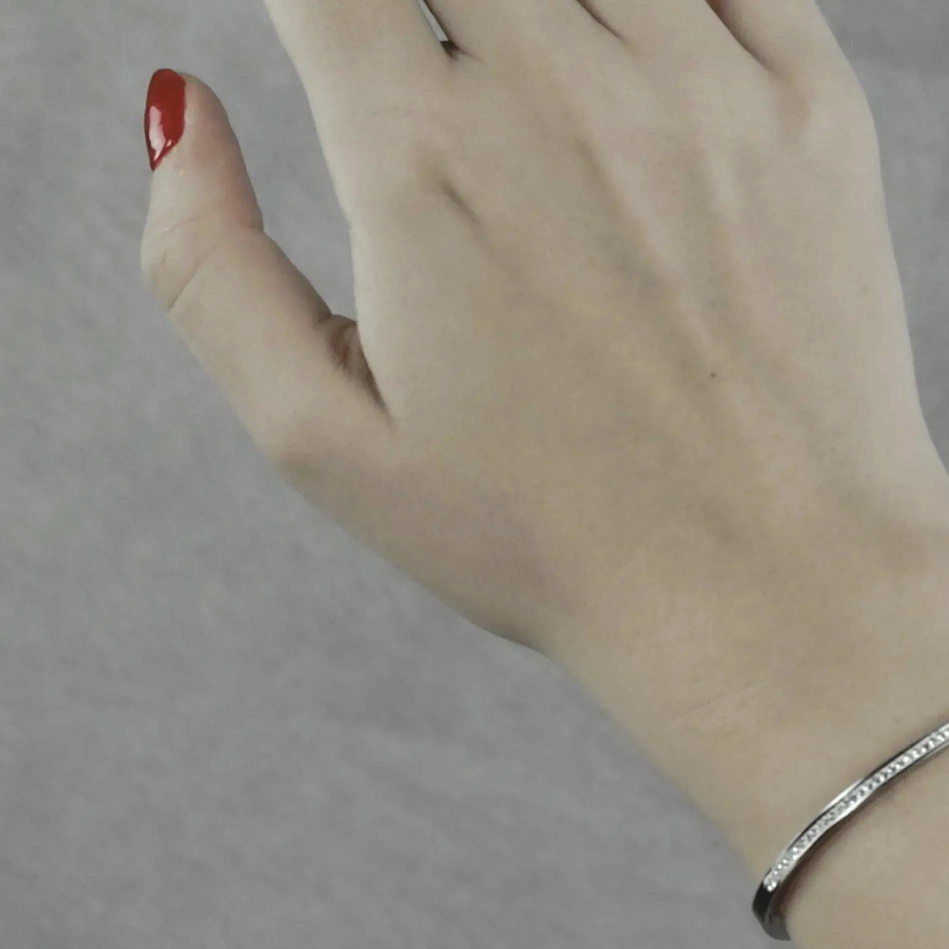 Joy Waterproof Slim CZ Bangle 18K Gold Plating