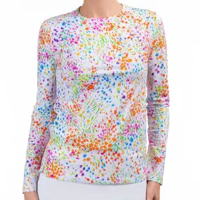 Long Sleeve SPF Tee in Spring Fields