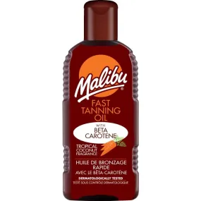 Malibu Fast Tanning Oil with Carotene 200ml