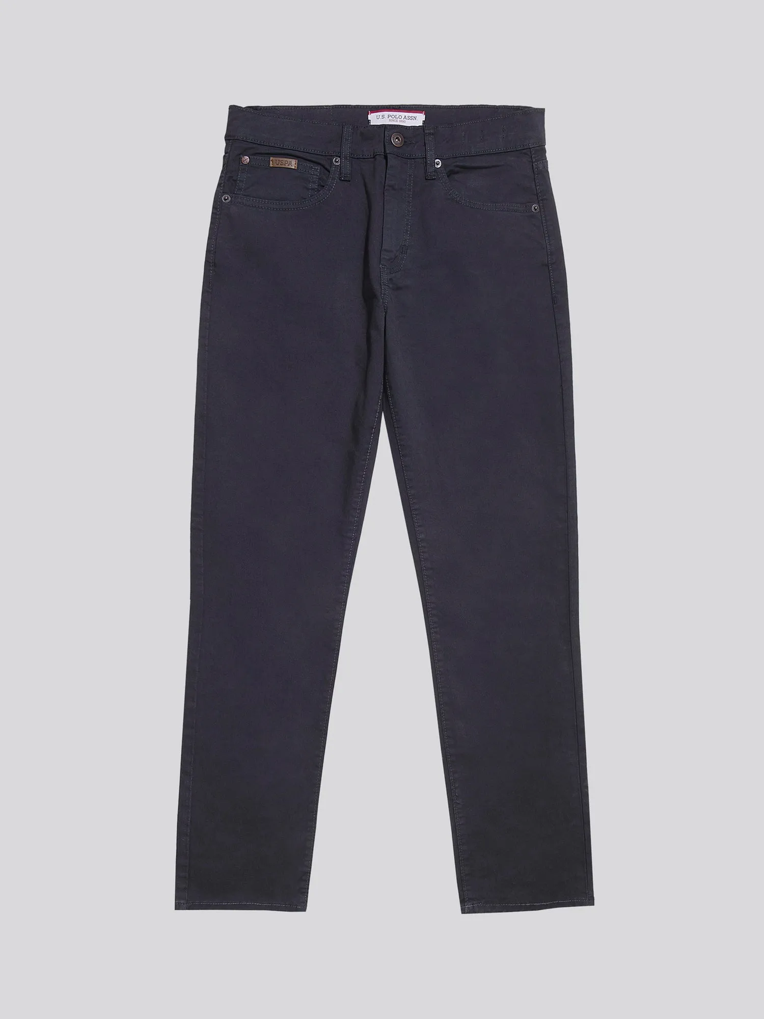 Mens Woven Trousers in Ebony