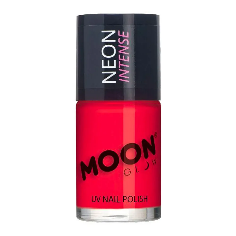 Moon Glow Neon UV Nail Polish - Intense Red