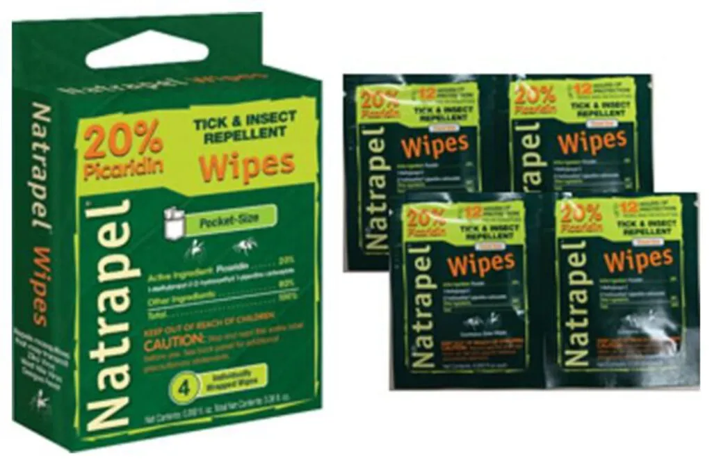 Natrapel Wipes Travel Pack
