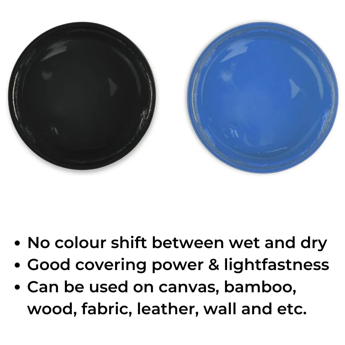 Oytra 6 Acrylic Colors Set 100 ml Each Vibrant Colors for Professionals Artist Hobby Painters DIY Art and Craft Painting