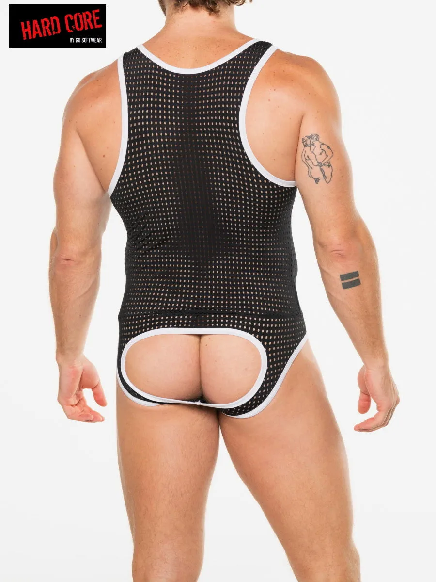 Peep Backless Singlet