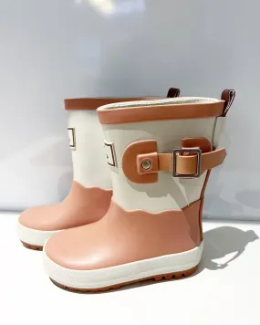 Puddle Duck Kids Wellington Boot - Pink Scallop