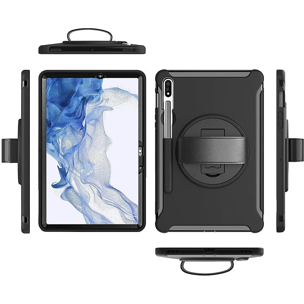 Raider Series Heavy Duty Hand Strap Case - Galaxy Tab S8