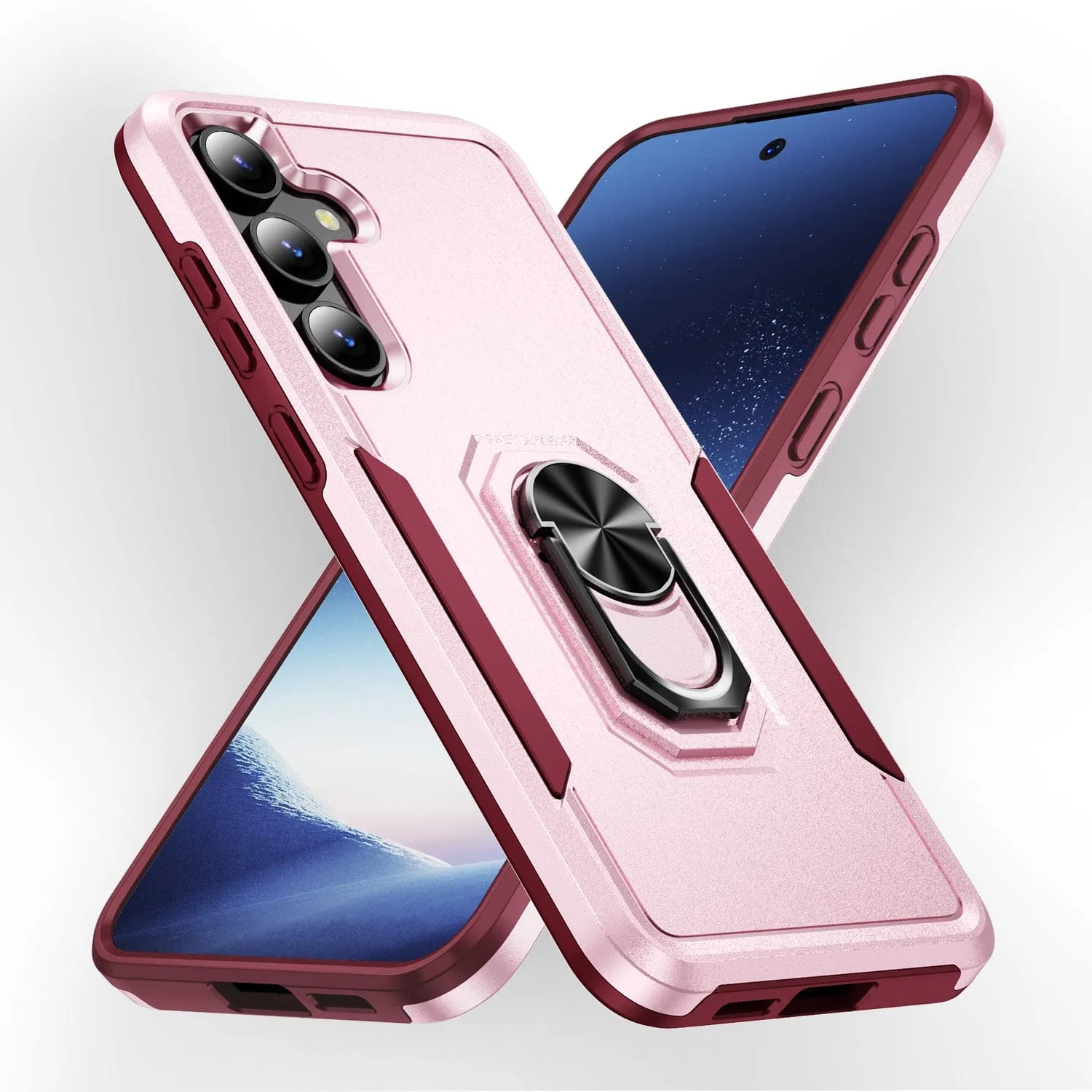 Raider Series Heavy-Duty Kickstand Case with Screen Protector - Samsung Galaxy S24 
