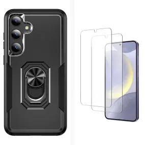 Raider Series Heavy-Duty Kickstand Case with Screen Protector - Samsung Galaxy S24 