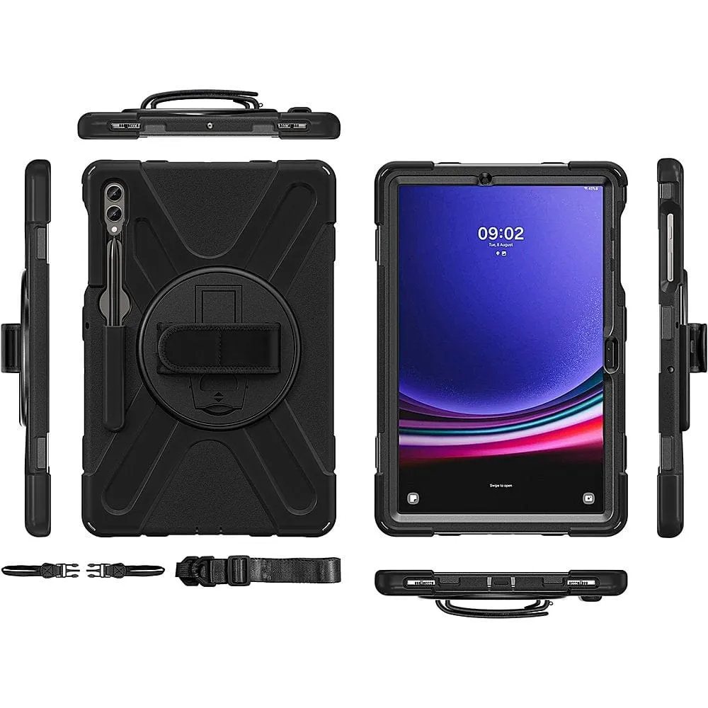 Raider X Series Heavy Duty Hand Strap Case - Galaxy Tab S8 , Tab S9  and Tab S9 FE 