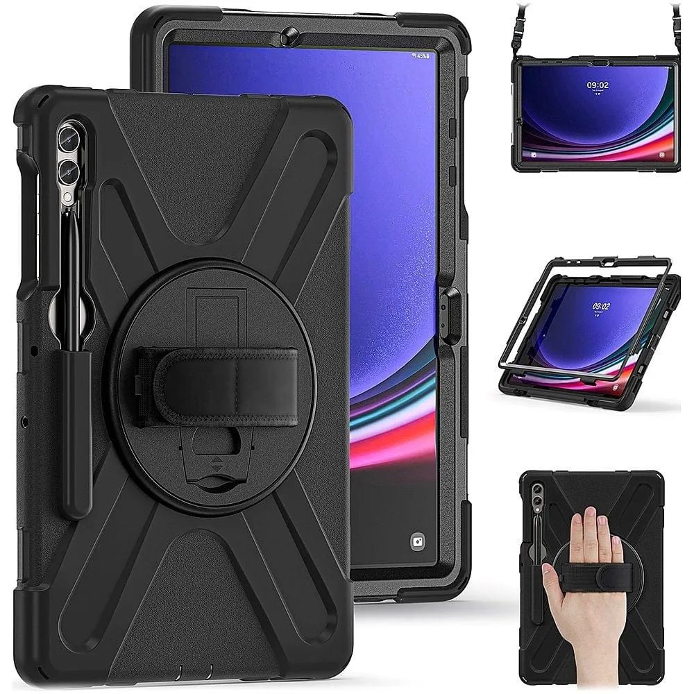 Raider X Series Heavy Duty Hand Strap Case - Galaxy Tab S8 , Tab S9  and Tab S9 FE 