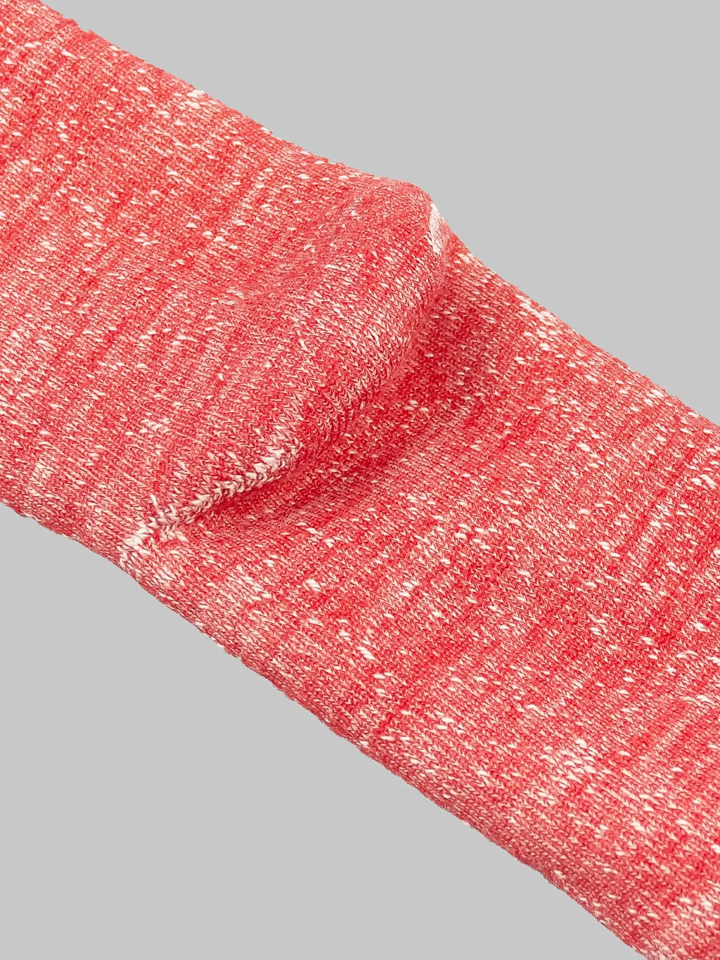 ROTOTO Double Face Crew Socks "Merino Wool & Organic Cotton" Red