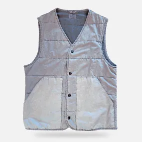 Save Khaki Airforce Blue Quilted Vest