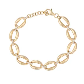 Shell Link Bracelet