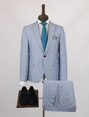 Slate Pure Linen Men Summer Suit