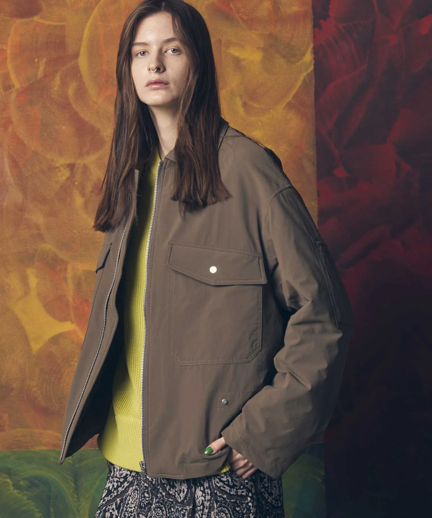 Soft Shell Prime-Over Puffer Blouson