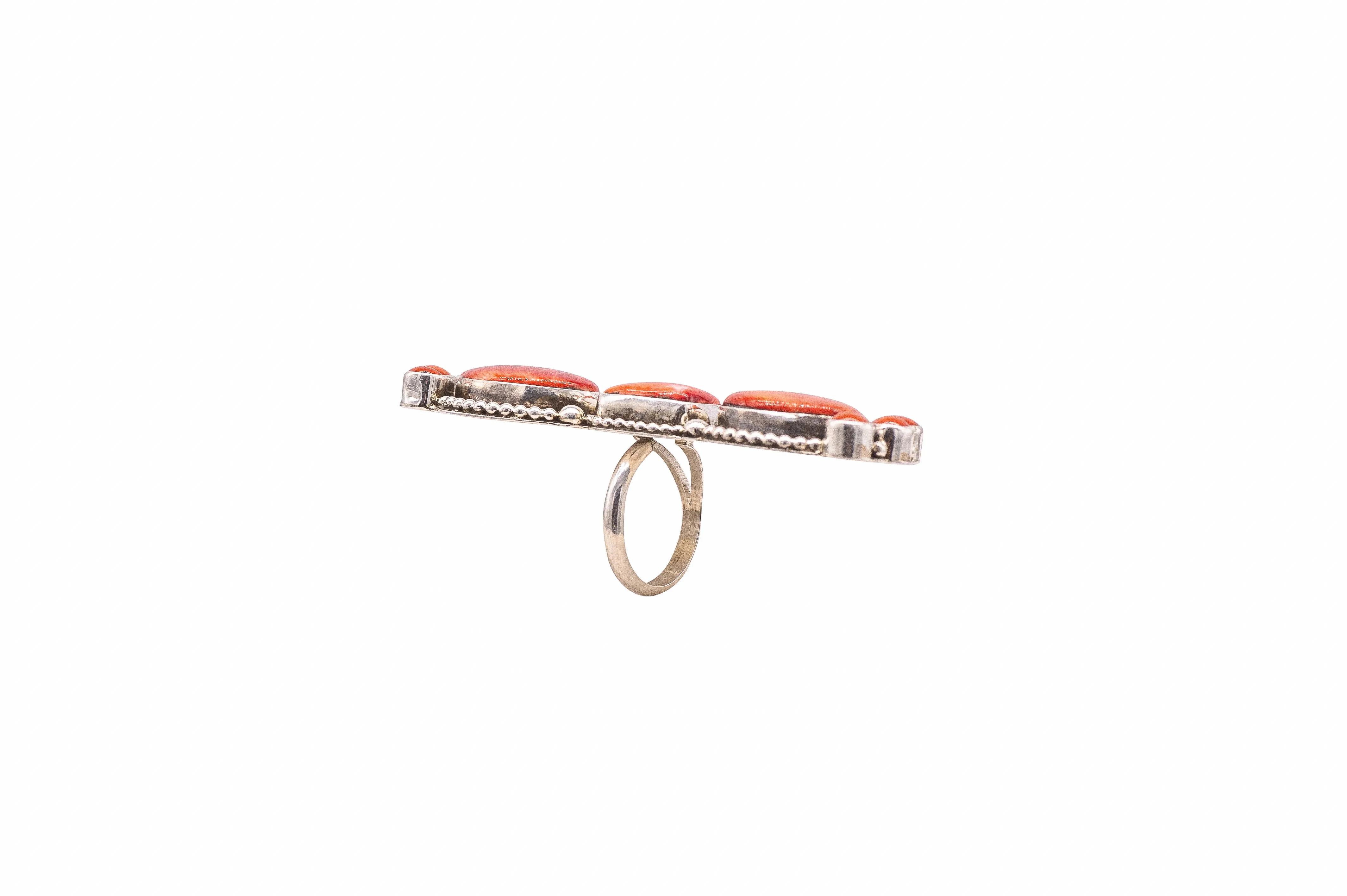 Spiny oyster & Coral Ring | S. Skeets