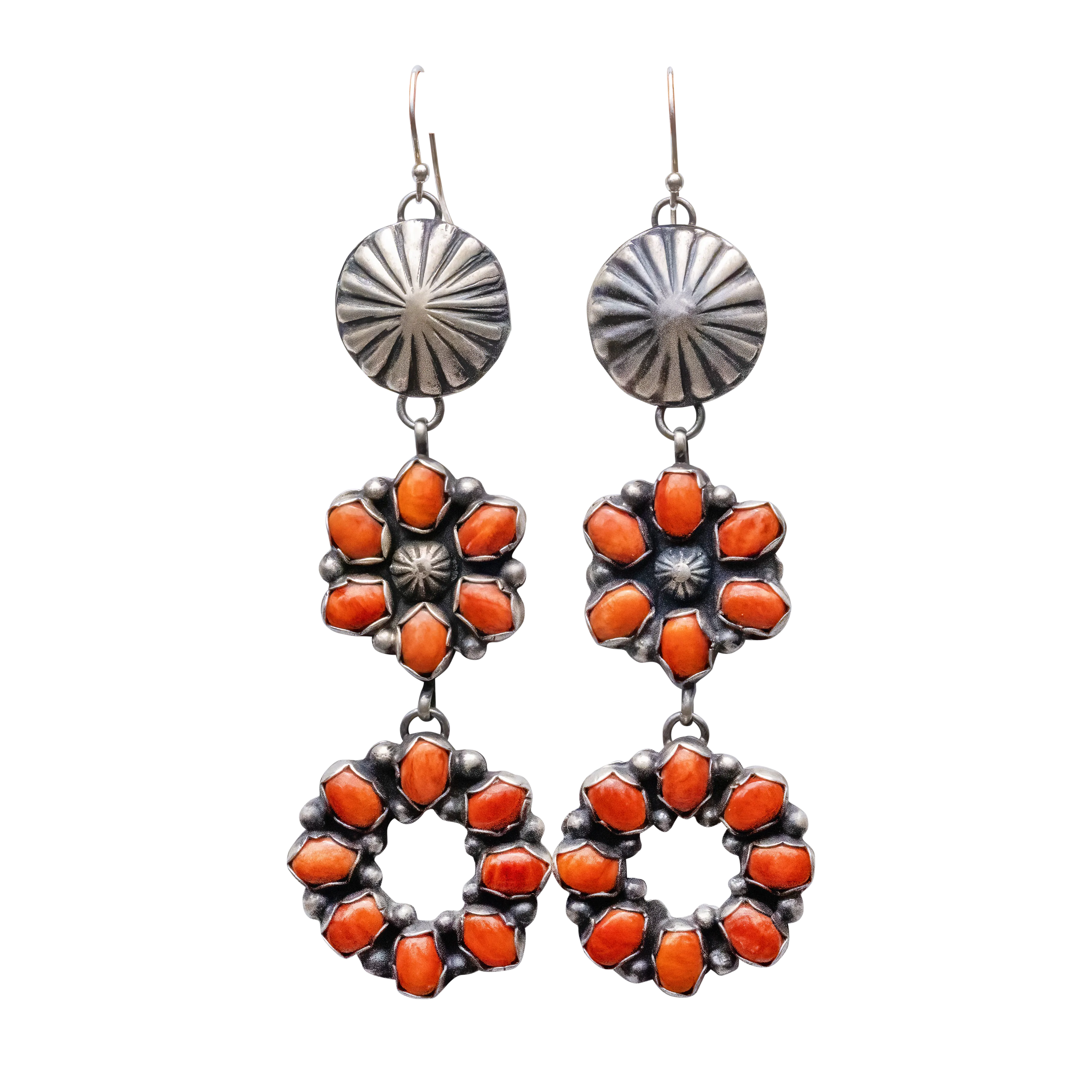 Spiny Oyster Shell Earrings | J