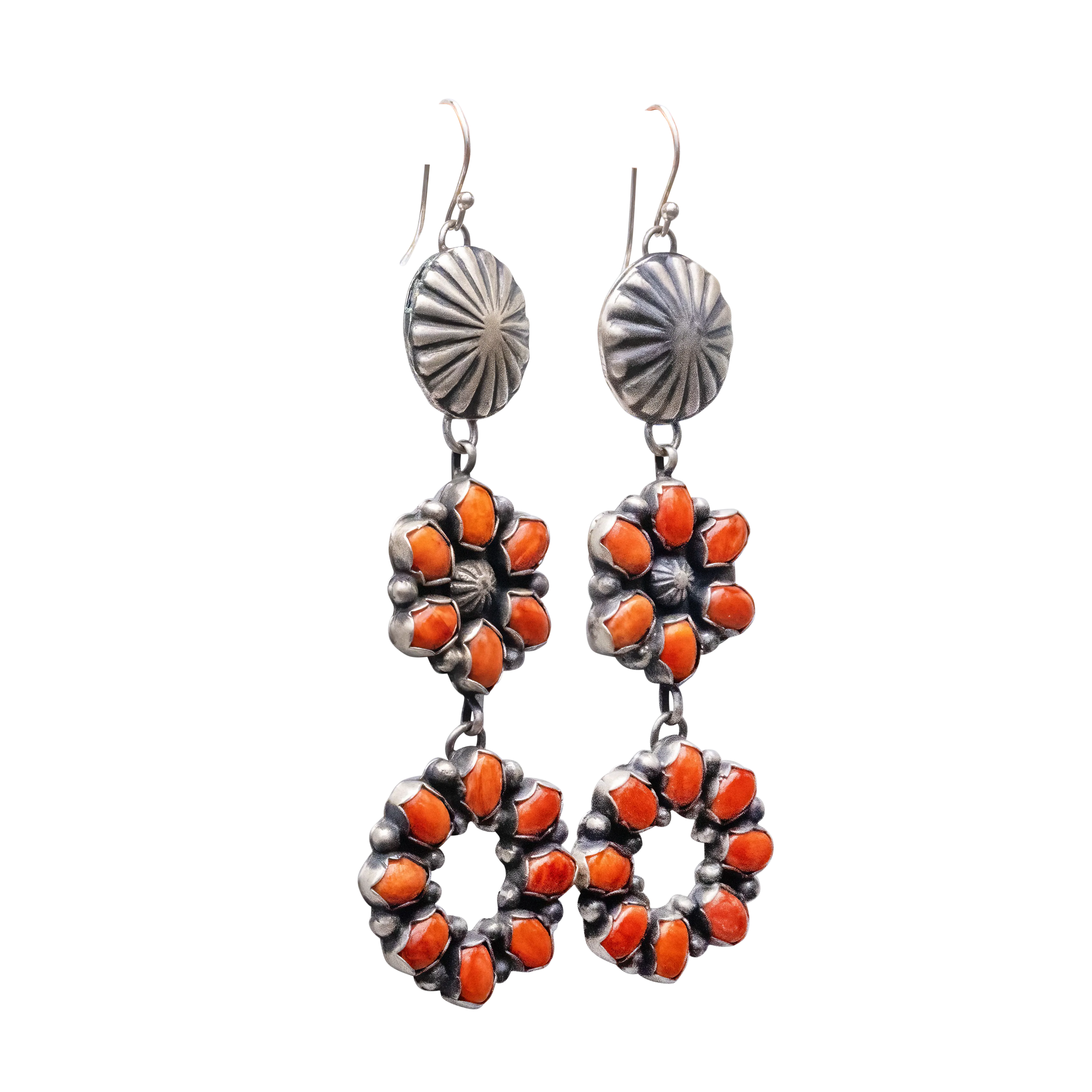 Spiny Oyster Shell Earrings | J