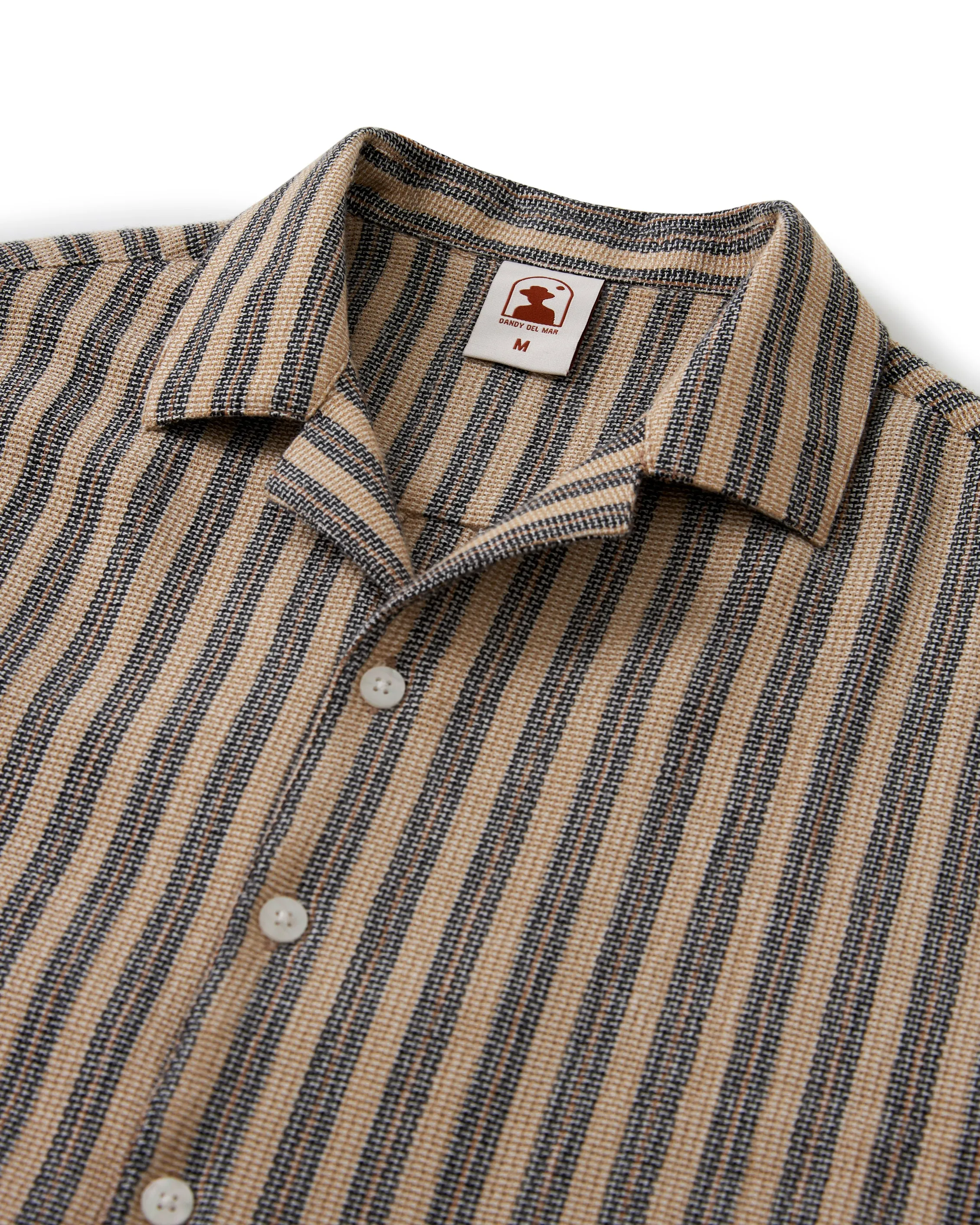 The Palma Shirt - Cacao Stripe