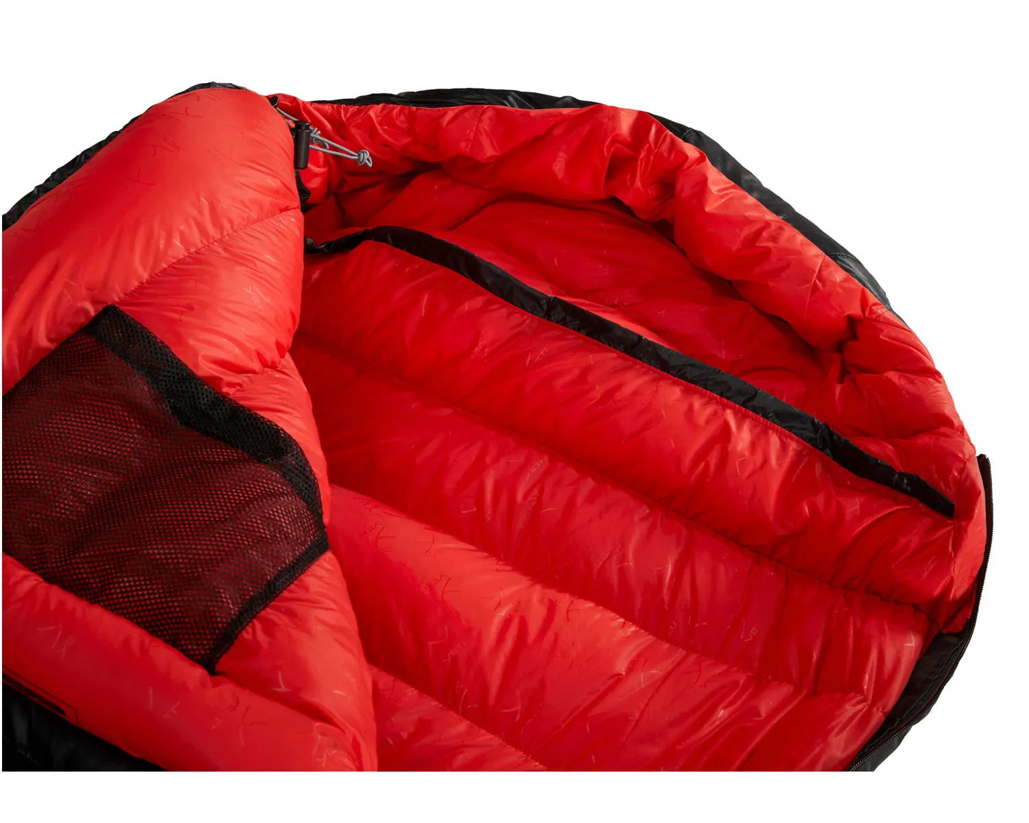 V.I.B 600 (LEFT ZIP) - Black/Fiery Red