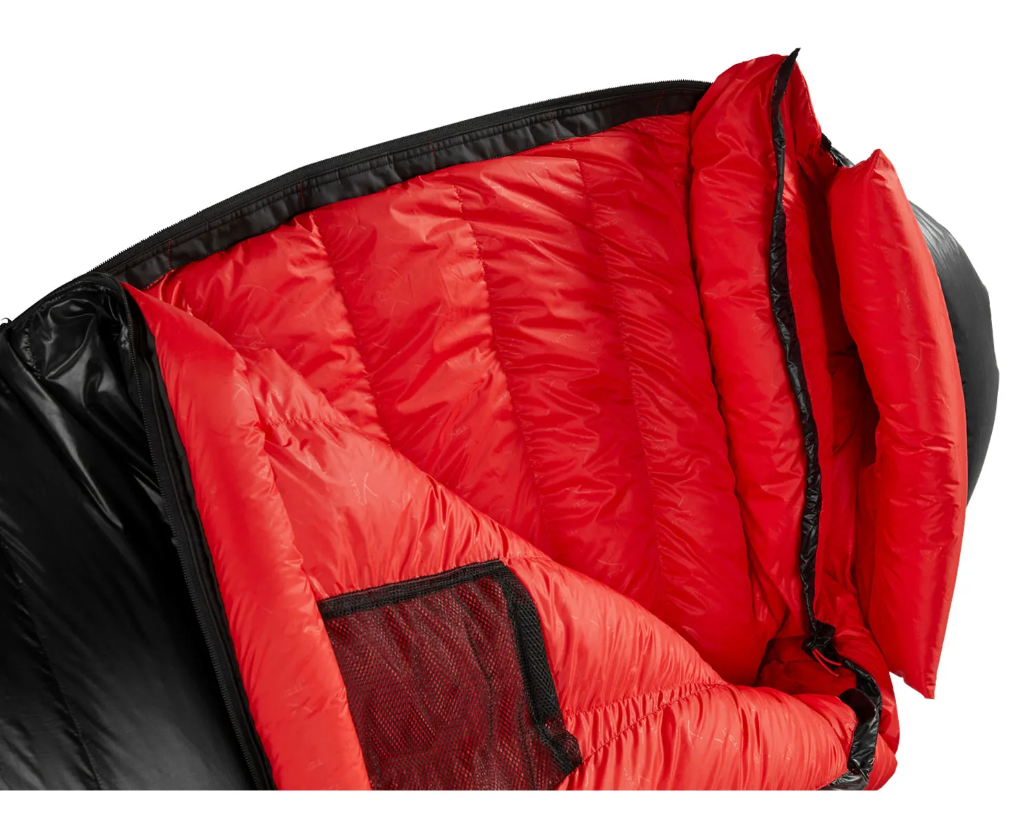 V.I.B 800 (RIGHT ZIP) - Black/Fiery Red
